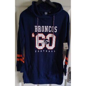 Ultra Game Denver Broncos Hoodie Pullover Terry M
